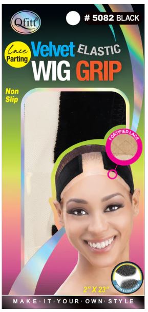 QFITT Fortified Velvet Lace Parting Wig Grip Sareya Beauty Supply Store Calgary